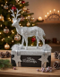 Preview: Explosionsbox Weihnachten schwarz silber Glitzer Hirsch – Frohe Weihnachten