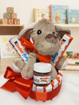 Geschenk-Set „Süßer Plüschhund“