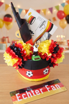 Fußball Handtuchtorte Geburtstag für Herren