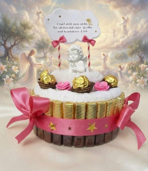 Engel  Handtuchtorte für Damen