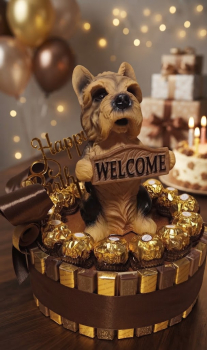 Pralinentorte zum Geburtstag Tierfreund
