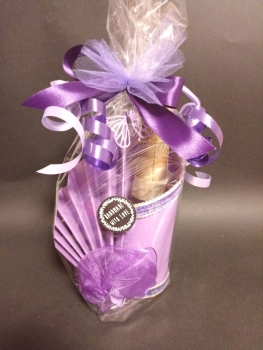 Preview: Geschenkschachtel mit kl.Sektflasche