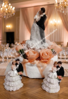 Handtuchtorte als Geldgeschenk für das Brautpaar