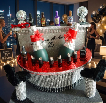 bar mit Beleuchtung  zum Geburtstag