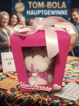 Von Herzen Geschenkbox mit Hundefigur