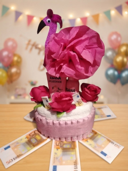 Handtuchtorte Geldgeschenk