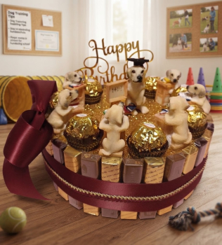 Pralinentorte zum Geburtstag  Tierfreund