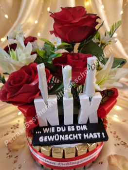 Geburtstags Pralinentorte NIX Geldgeschenk