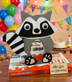 Geschenkschachtel „Süßer Waschbär