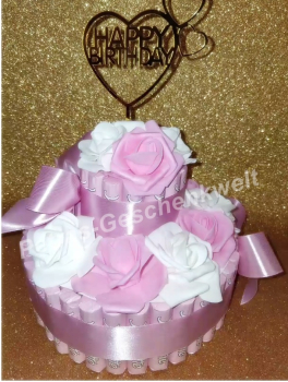 Yougurettentorte zum Geburtstag