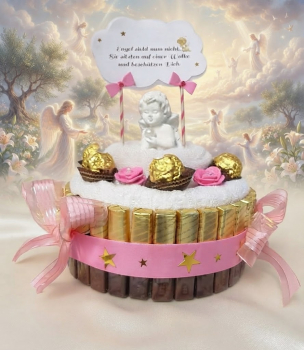 Engel  Handtuchtorte für Damen