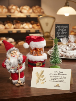 Runde Geschenkbox Nikolaus