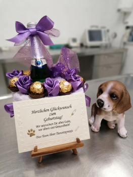 Geburtstags Handtuchtorte für Damen