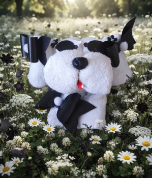 Handtuchfigur Hund „Blacky“