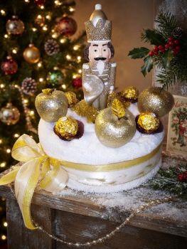 Handtuchtorte zu Weihnachten für Damen