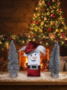Schneemann Schokoladen-Verpackung – Wichtelgeschenk