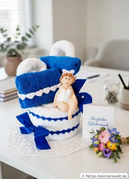 Handtuchtorte zum Geburtstag-Gastgeschenk für Damen und Teenager zum Geburtstag