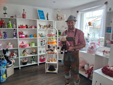 Stier Bayrische Art zum Geburtstag-Gastgeschenk