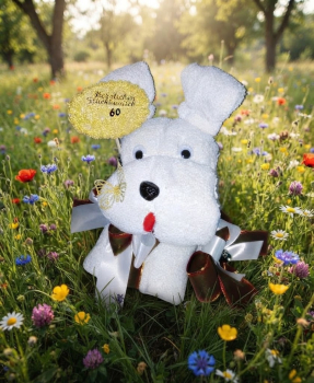 Handtuchfigur Hund „Bodo“