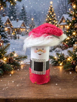 Handgemachte Nikolaus-Schneemann-Schachtel 18 cm mit Cola