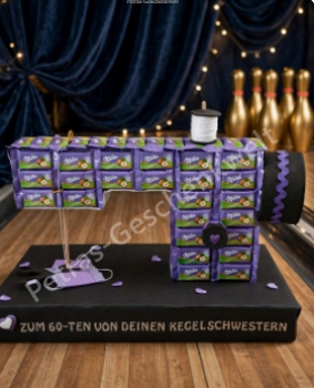 Preview: Schokoladen Nähmaschine zum Geburtstag