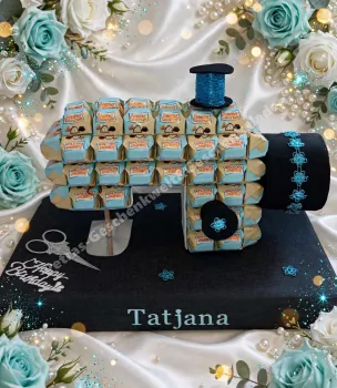 Pralinen  Nähmaschine  zum Geburtstag