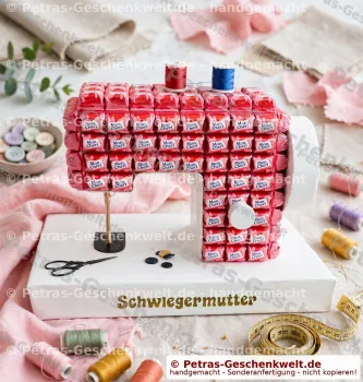 Pralinen Nähmaschine zum Weihnachten