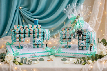 Pralinen Nähmaschine zur Hochzeit Geldgeschenk