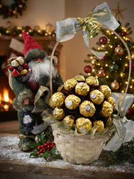 Pralinen Geschenkkorb für Damen