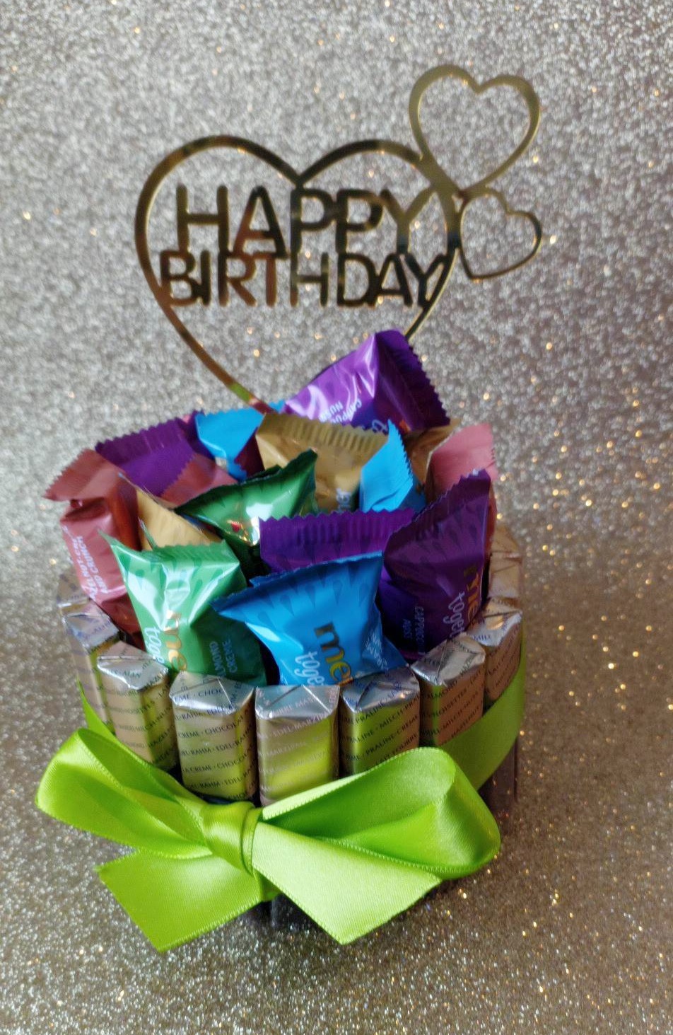 petras-geschenkwelt - Pralinentorte zum Geburtstag