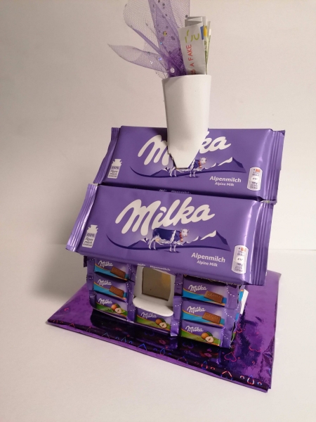 Schokoladenhaus zum Geburtstag oder Hausbau