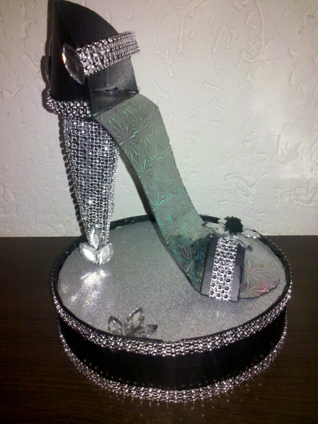 Schuh Aufsatz zum Geburtstag für eine Schuhverkäuferin