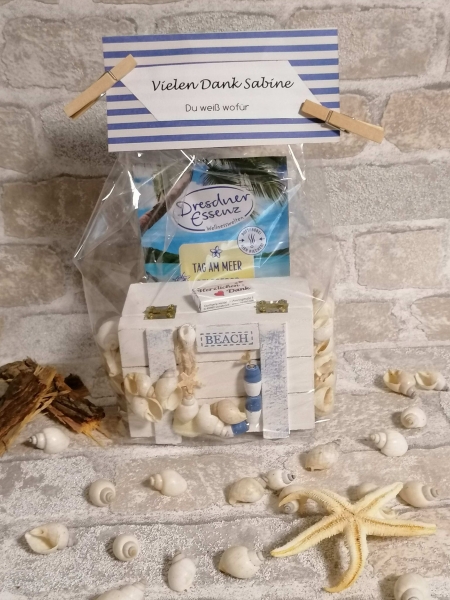 Urlaubs Tüte als Dankeschön