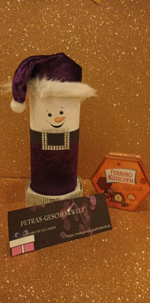 Schneemannfigur Gast-Wichtelgeschenke