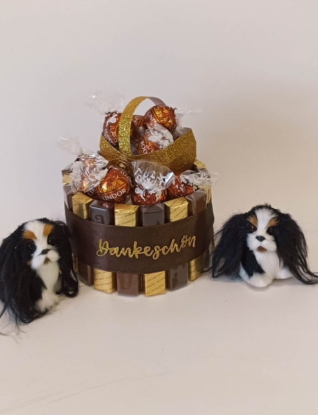 Pralinentorte als Dankeschön