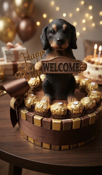 Pralinentorte zum Geburtstag Tierfreund