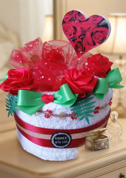 Gastgeschenk Handtuchtorte für Damen