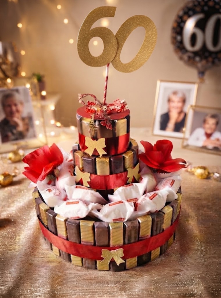 Pralinen Torte zum Geburtstag
