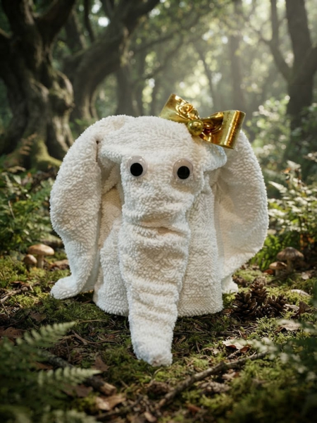Handtuchfigur großer Elefant