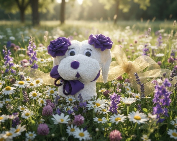 Handtuchfigur Hund Melodie