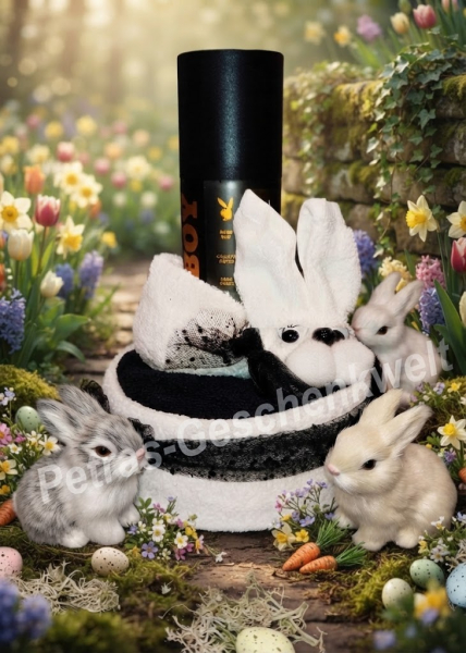 Handtuchtorte zu Ostern für Herren