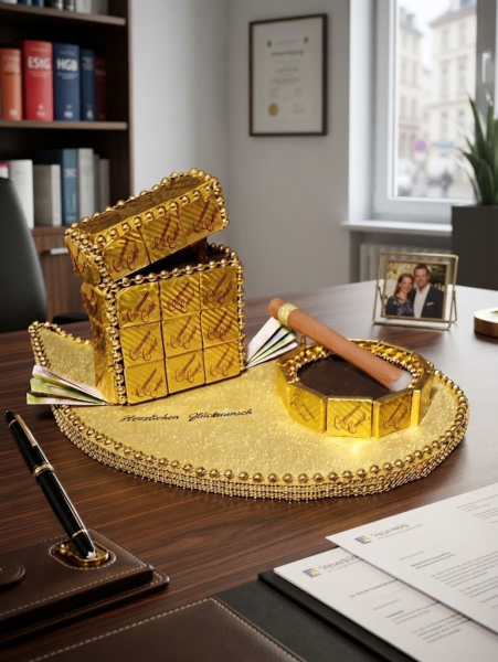 Originelles Raucher-Set aus Cappino-Konfekt