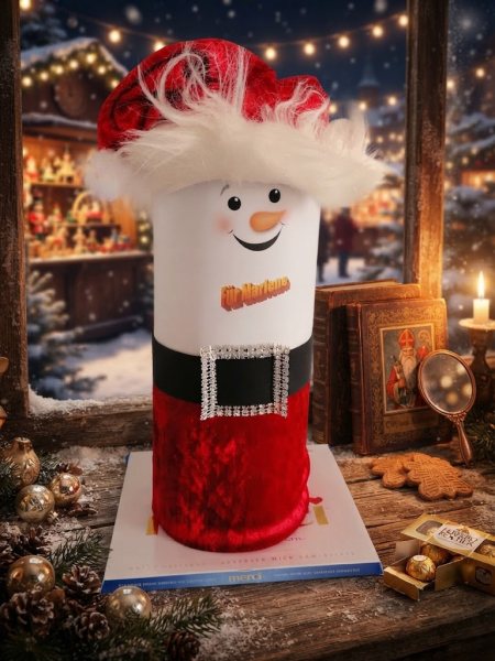 Nikolaus aus 3 Toilettenrollen