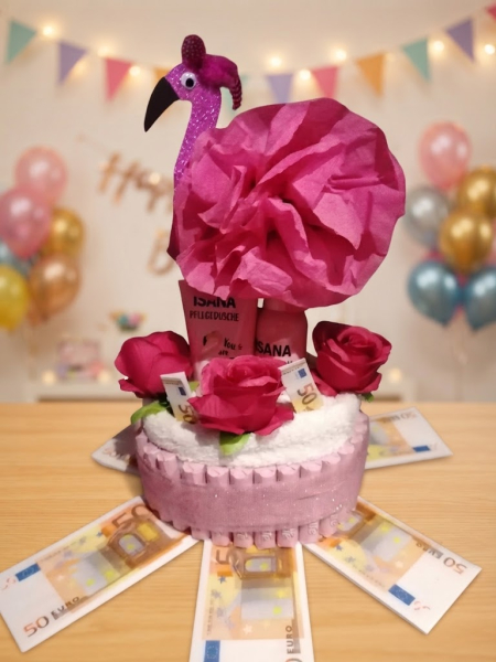 Handtuchtorte Geldgeschenk