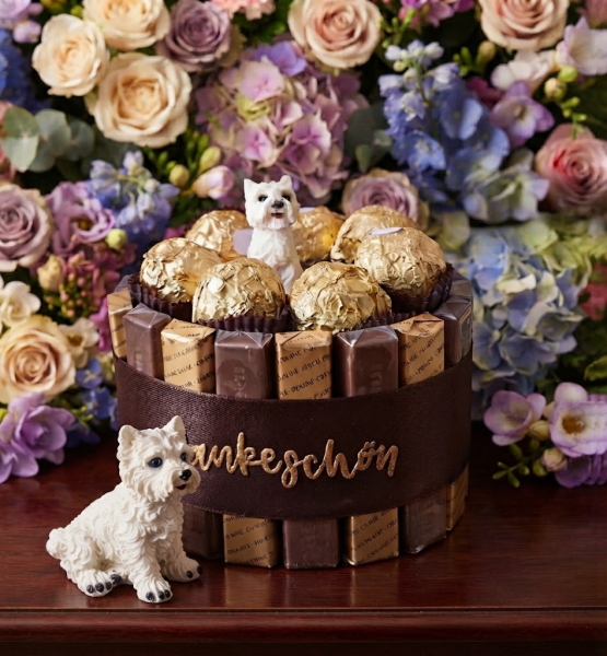 Nachbarschaftshilfe Pralinentorte Hund