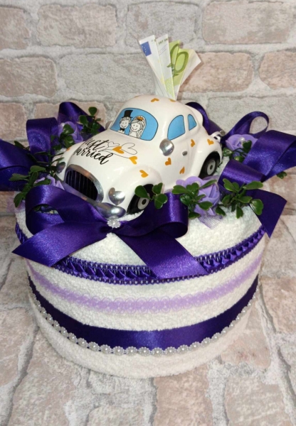 Hochzeit Handtuchtorte Geldgeschenk