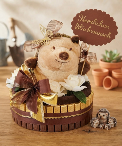Pralinen Handtuchtorte zum Geburtstag für Damen oder Teenager