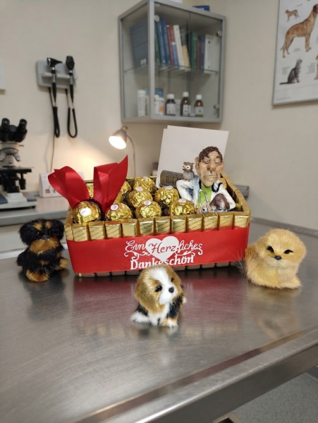 Dankeschön-Geschenk für Tierärzte