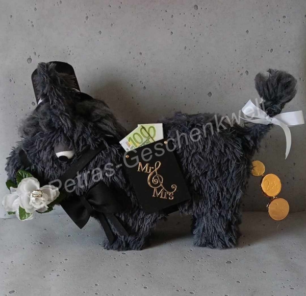 Hochzeit Goldesel Geldgeschenk