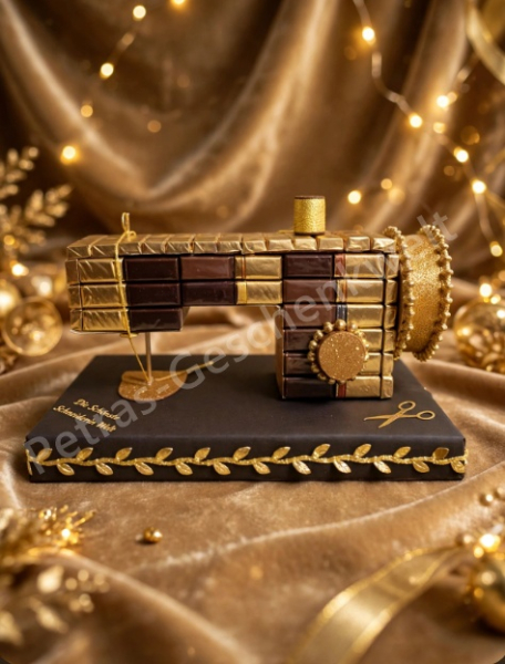 Pralinen Nähmaschine zum Geburtstag